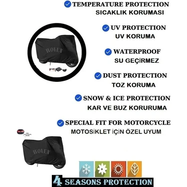Wovex Kawasaki Ninja ZX4R Arka Çanta Uyumlu Motosiklet Fiyatı
