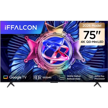iFFALCON 75U95A 75'' 190 Ekran Uydu Alıcılı 4K Ultra HD Google MiniLED