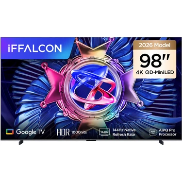 IFFALCON 98U95A 98'' 248 Ekran Uydu Alıcılı 4K Ultra HD Google MiniLED