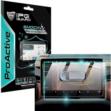 Leaf Shop 2024-2025 Kodiaq 13 Inch Navigasyon Için 9h Nano Ipg Proactive Ekran Koruyucu, Pürüzsüz