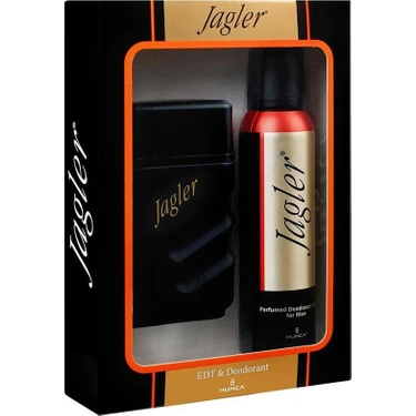 Jagler Erkek Parfüm Seti 50 ml EDT ve 100 ml Deodorant Hediyelik Şık