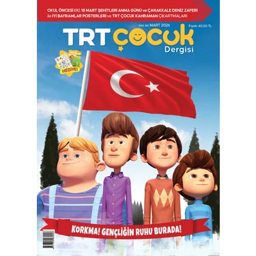 TRT Çocuk Dergisi Trt Çocuk Dergi Mart