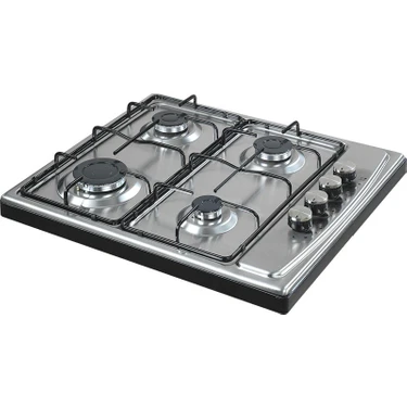 Kumtel Ko-410 İnox Setüstü Ocak LPG 4 Gözü Gazlı Modern Tasarım ve Kolay