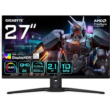 Misda Store FO27Q5P 27" OLED Gaming Monitor, Qhd (2560X1440), 500Hz, 0.03MS Gtg, Anti-Reflection,