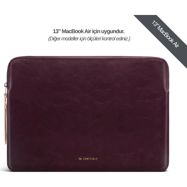 Comfyable Suya Dayanıklı MacBook Air/Pro 13" Laptop Kılıfı - M5/M4/M3/M2/M1 Uyumlu -