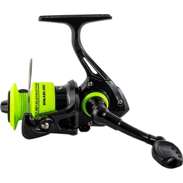 Bauer Hıkaru 200 Lrf & Spin Olta Makinesi 5 Bilye Siyah - Yeşil Renkli Özellikli