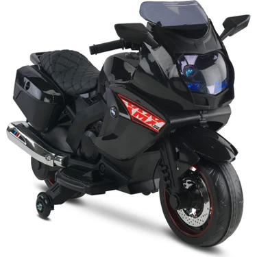 Babyhope 438 Xmx Siyah Akülü Motor 12 Volt 30 kg Kapasite ile Çocuklar İçin Eğlenceli