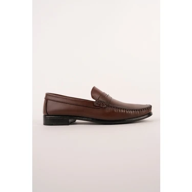 Muggo Vogayer Hakiki Deri Erkek Günlük Klasik Loafer