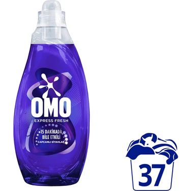 Omo Express Fresh Capcanlı Siyahlar Sıvı Çamaşır Deterjanı 1480