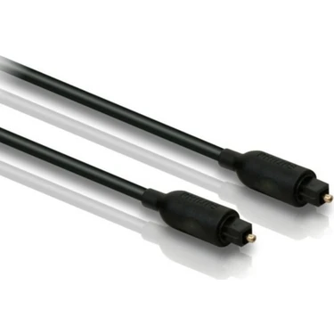 Philips SWA2302W/10 1,5m Fiber Optik Ses Kablosu Siyah Üstün Ses Transferi