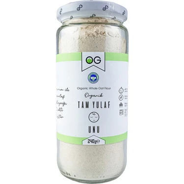OG natural Organik Tam Yulaf Unu 240