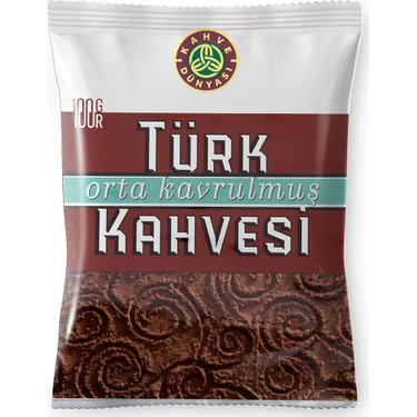 Kahve Dünyası 100 gr Orta Kavrulmuş Türk Kahvesi Aromasıyla Fark Yaratan