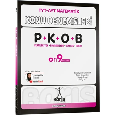 Barış Yayınları TYT-AYT Matematik Permütasyon Kombinasyon Olasılık Binom Konu