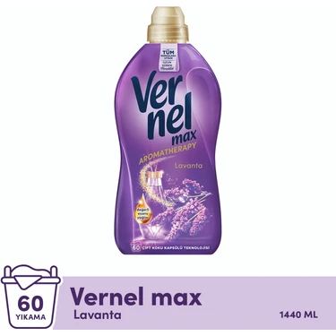Vernel Max Konsantre Çamaşır Yumuşatıcısı 1440ML (60 Yıkama) Taze