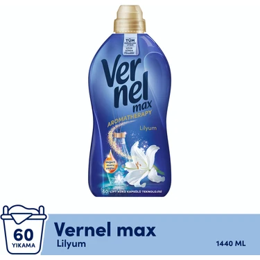 Vernel Max Konsantre Çamaşır Yumuşatıcısı 1440ML (60 Yıkama)
