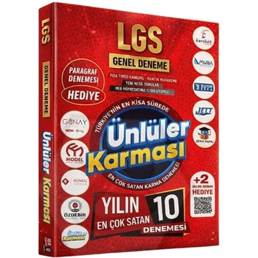 Ünlüler Yayınları 8. Sınıf Lgs Ünlüler Karması 10'lu