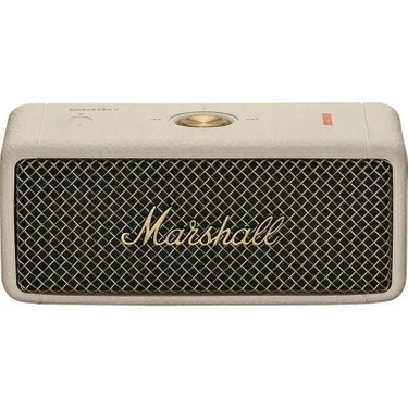 Marshall Emberton II Bluetooth Hoparlör, Cream Renk, Taşınabilir ve Şık Tasarım