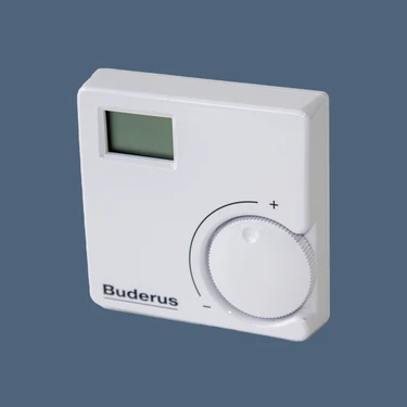 Buderus RT20RF Kablosuz Dijital Oda Termostatı Beyaz Renkli Kullanım Kolaylığı