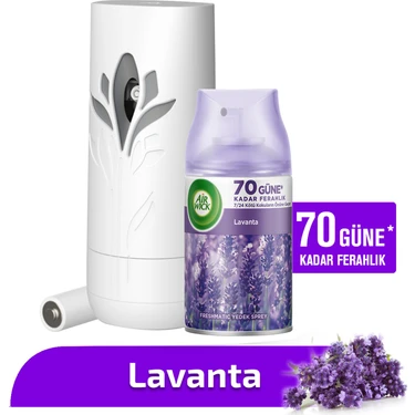 Air Wick Airwick Otomatik Sprey Makinesi + Yedek Set Lavanta Hafif Koku 70 Gün Süreli