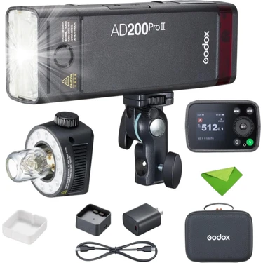 Godox AD200PRO Iı 200WS Paraflaş One-Tap Sync ve Renkli Fiyatı