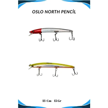 Oslo North Pencil 13CM 15GR Maket Balık Fiyatı - Taksit Seçenekleri