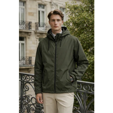 Damga Erkek Günlük Premium Casual Astarlı Haki