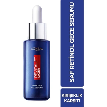 L'Oréal Paris Revitalift Lazer Kırışıklık Karşıtı Saf Retinol Gece Serumu 30