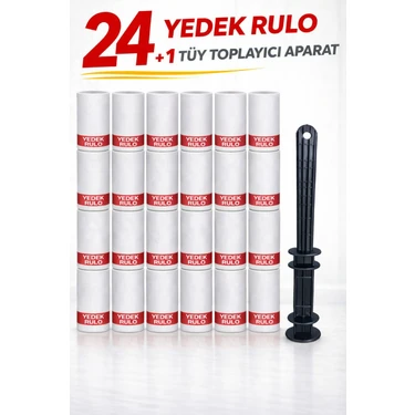 Galeriyo Tüy Toplayıcı Aparat + 24 Adet Yedek Rulo (720