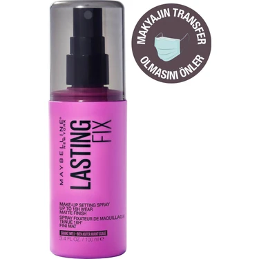 Maybelline New York Face Studio Lasting Fix Makyaj Sabitleyici ve Matlaştırıcı Sprey Tüm Cilt