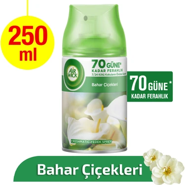 Air Wick Oda Kokusu Freshmatic Yedek Bahar Çiçekleri 250 ml 70 Güne Kadar Ferahlama