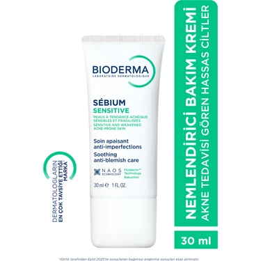 Sebium Sensitive Karma, Yağlı ve Akne Eğilimli Ciltler Yatıştırıcı Nemlendirici Bakım Kremi 30