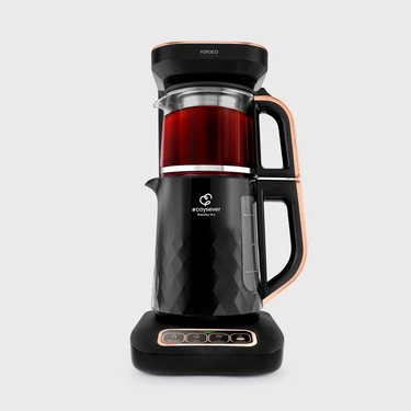 Karaca Robotea Pro Quartz 4 in 1 Konuşan Çay Makinesi Black