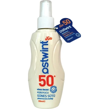 Ostwint Güneş Öncesi Koruyucu Çocuk Güneş Sütü Yüksek Güneş Koruması SPF 50+ 250