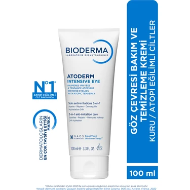 Bioderma Göz Bakım Kremi - Nemlendirici ve Makyaj Temizleyici 100