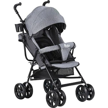Babyhope SA7 Gri Baston Bebek Arabası 15 kg Taşıma Kapasitesi ve Katlanabilme