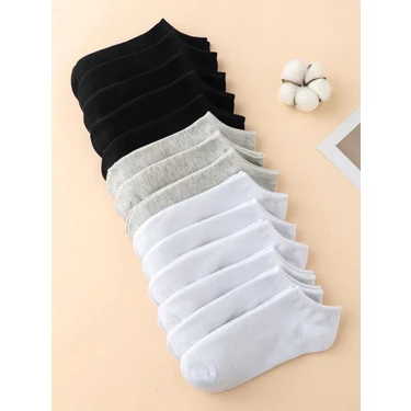 Sky Socks 20 Çift Ekonomik Paket Patik Unisex Kısa Spor Sneakers