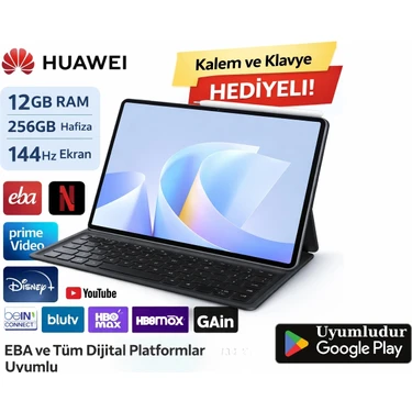 Huawei Matepad Pro 11.5"s 12GB Ram - 256GB, 144Hz Akıcı Ekran Papermatte, Klavye + M-Pencil Dahil,