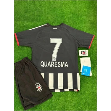 Alaturka Mix 2025/26 ʙᴇşɪᴋᴛᴀş Quaresma #7 Iç Saha Çocuk Forması Çorap Bileklik