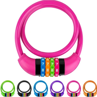 Mucit Home Şifreli Bisiklet Kilidi 80 cm - 4