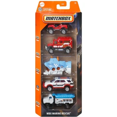Matchbox Metal Beşli Araba Seti Deniz Arama Kurtarma (Mbx Fiyatı