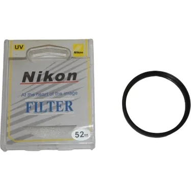 Nikon 52mm UV Filtre – Nikon D3100 D3200 D3300 D5100 D5200 D5300 | AF-S 18-55mm | 35mm f/1.8G |