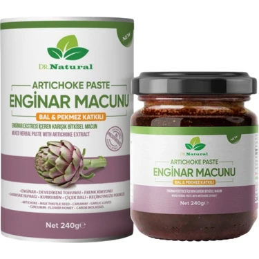 Dr. Natural Enginar Macunu Pekmez ve Bal Katkılı Bitkisel Karışımlı Macun 240