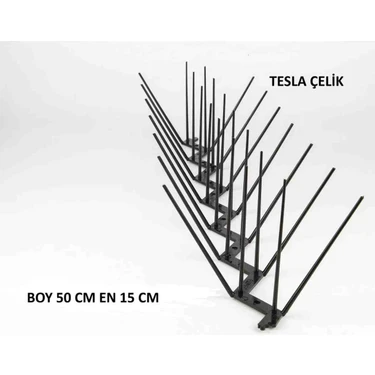 Weber Tesla Çelik 5 Adet 250 cm Plastik Kuşkonmaz Martı Kuş Güvercin