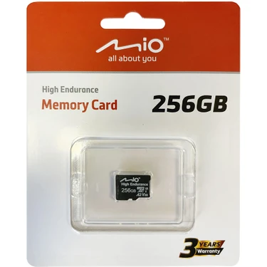 Mio 256GB High Endurance U3 Xc1 A2 V30 Microsd Hafıza Kartı Fiyatı