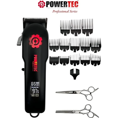 Powertec TR-2900 Profesyonel Rgb'li Tıraş Makinesi & Makas