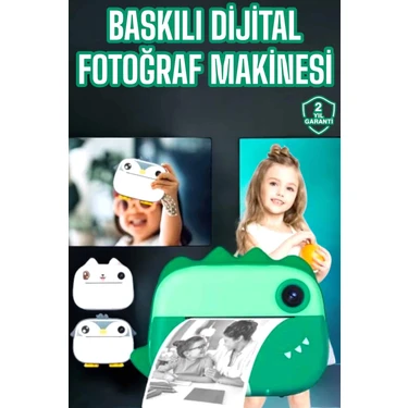 Marsilyan Çocuklar Için Özel Fotoğraf Makinesi Printer Kamera Taşınabilir