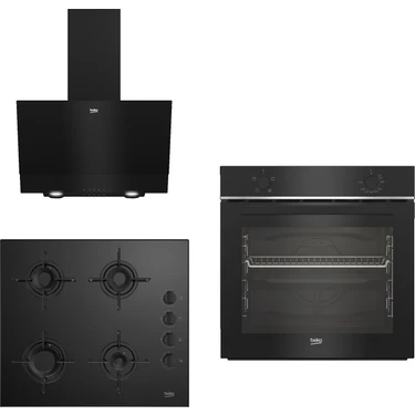 Beko New Black Star 3 Lü Ankastre Set ( Bfc 210 S - Bocd T 6011 Es - Bde 6050 S