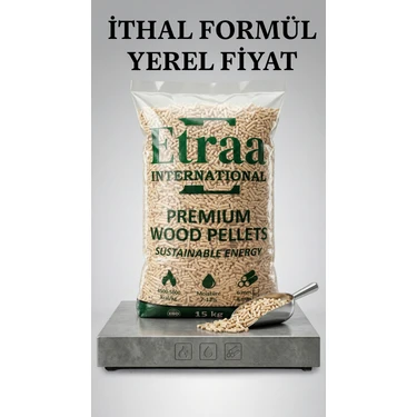 Etraa %100 Doğal Saf Ladin Pelet Yakıtı 15