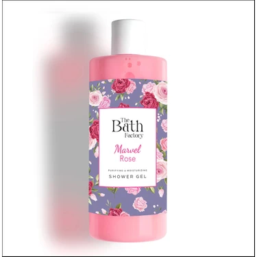 The Bath Factory Marvel Rose Duş Jeli 400 ml Nemlendirici ve Besleyici Etkili Gül