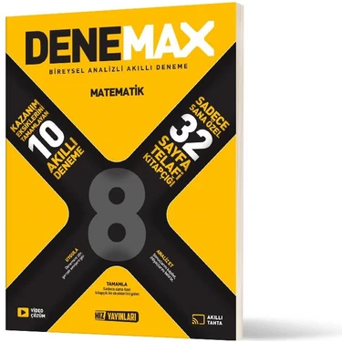 Hız Yayınları Denemax 8. Sınıf Matematik 10’lu Akıllı